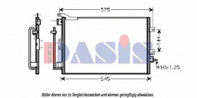AKS DASIS 182036n -  Конденсатор, кондиционер